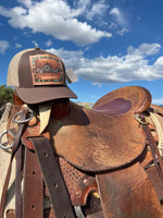 Bridle Bit Leather Patch Trucker Hat