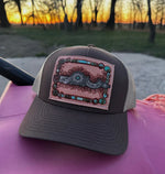 Bridle Bit Leather Patch Trucker Hat