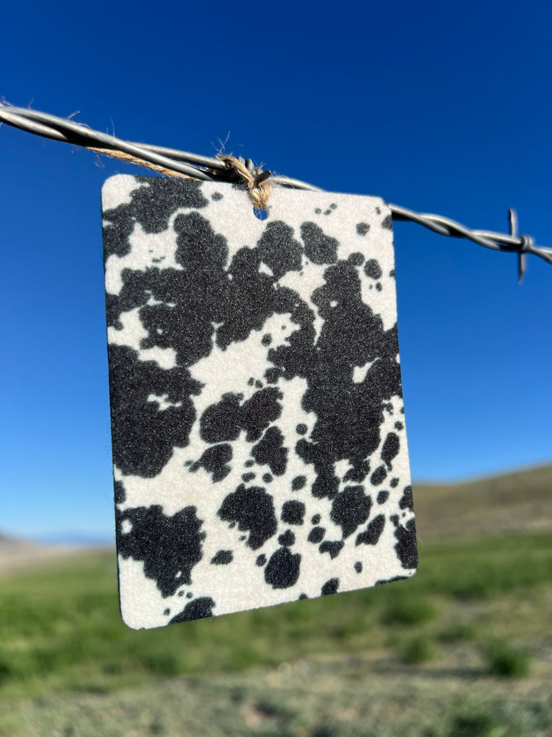 Black Cow Print