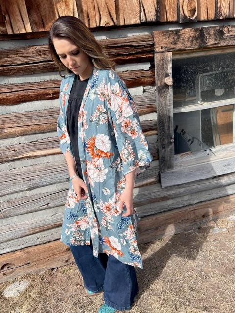 Floral Kimono