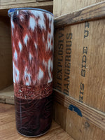 Cowhide n Glitter Tumbler